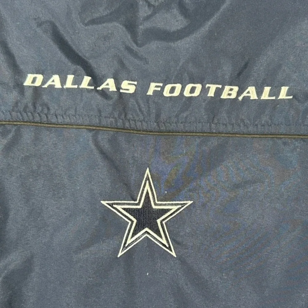 Reebok Dallas Cowboys NFL Team Apparel On Field Pullover Jacket XL Center Logo